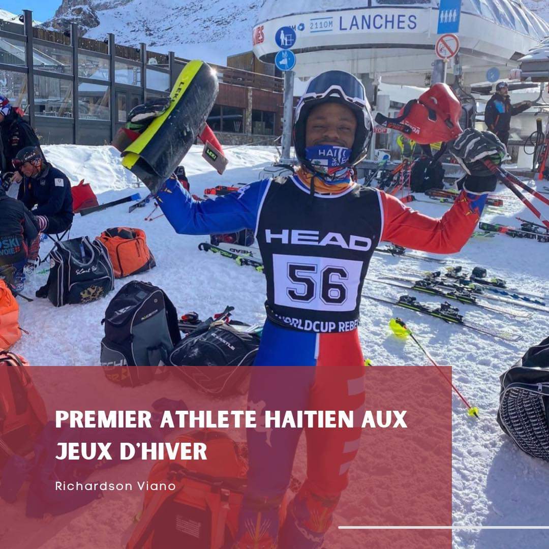 Fin des jeux Olympiques d’Hiver 2022: Richardson Viano sort sans médaille, mais a marqué l’histoire du peuple Caraïbéen