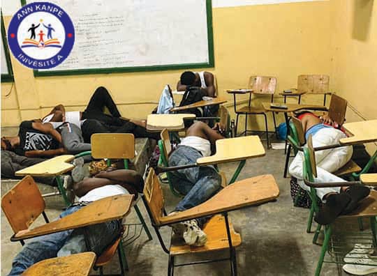 Le mouvement “Ann Kanpe” plaidoie pour de meilleures conditions de vie des étudiants demeurant dans les locaux de l’UEH