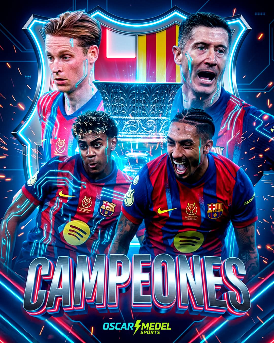 Supercoupe d’Espagne : Raphinha guide le Barça vers un nouveau sacre