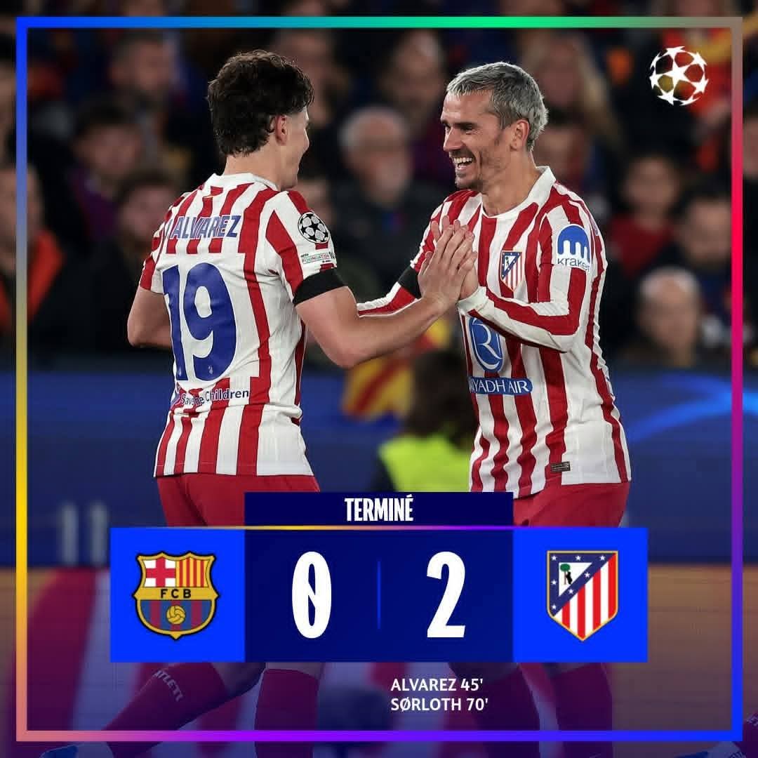 Ligue des Champions: FC Barcelone surpris par l’Atletico Madrid, Paris Saint-Germain renverse Liverpool