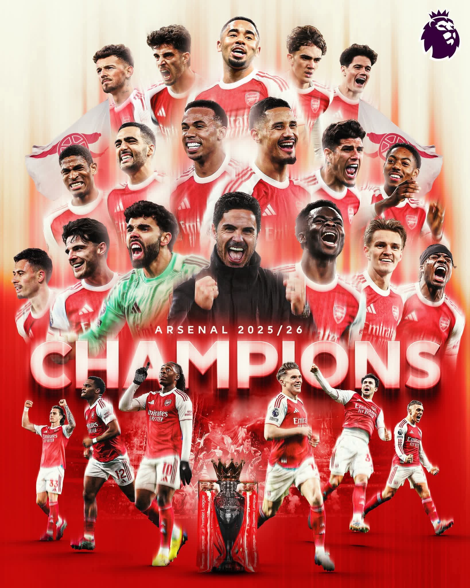 Premier League: Arsenal sacré champion après 22 ans de disette