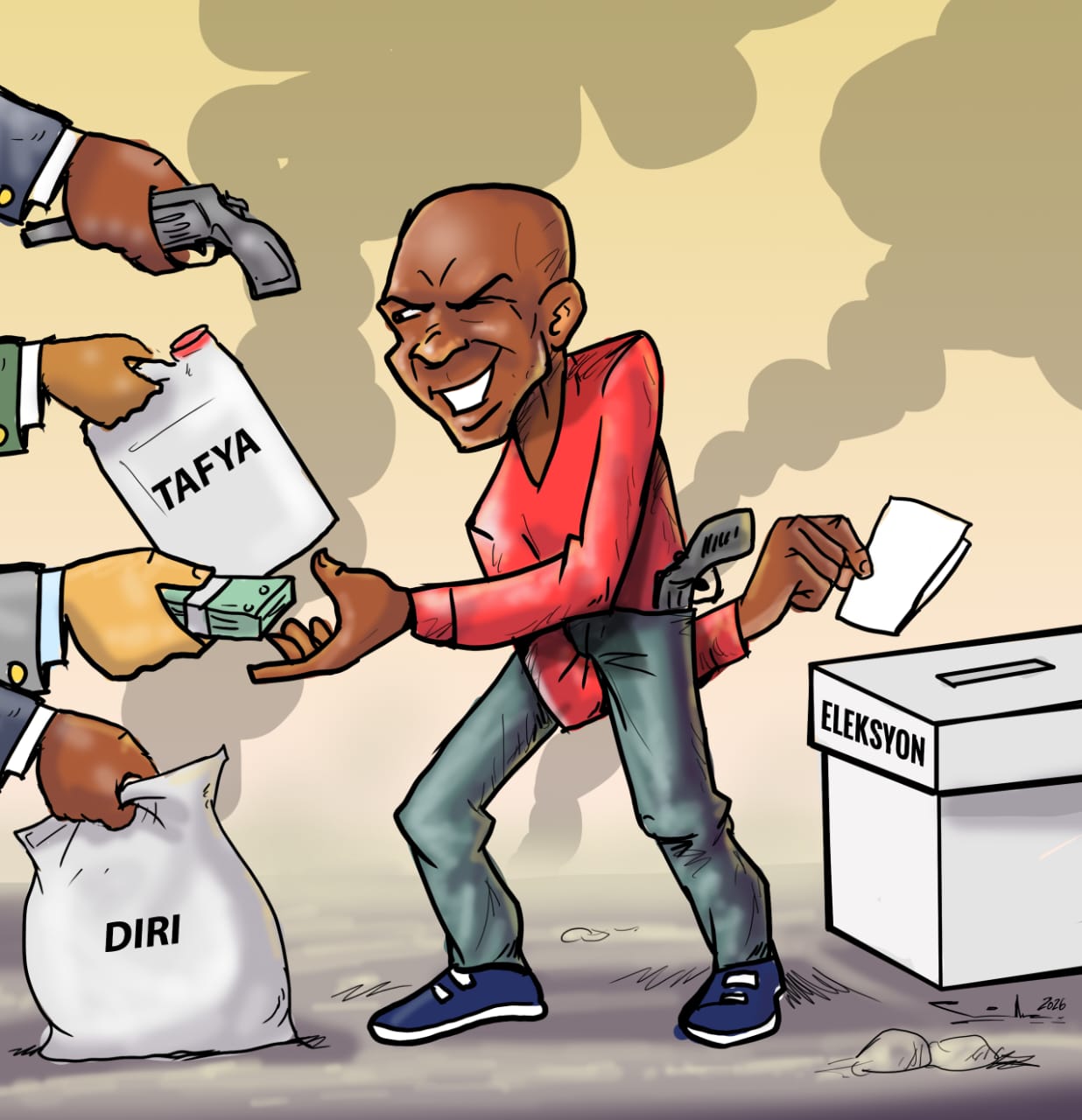 Qui profite de la non-tenue des élections en Haïti ?Radiographie philosophique, économique et politique d’un chaos structurellement rentable En Haïti, le temps politique ne s’écoule pas. Il bégaye, s’enraye et finit par se figer. Alors que la démocratie formelle exige la régularité des urnes comme preuve de l’alternance démocratique. Donc, la non-tenue chronique des élections est devenue une institution en soi. À savoir, une stase perverse où le vide constitutionnel nourrit un trop-plein de bénéfices occultes. Loin d’être un simple accident de l’histoire ou le fruit d’une pure impuissance logistique, l’ajournement indéfini du verdict populaire répond à une rationalité froide. En interrogeant ce grand silence électoral, une certitude journalistique et philosophique émerge : si le chaos persiste, c’est qu’il est profondément rentable pour ceux qui ont appris à le gouverner.