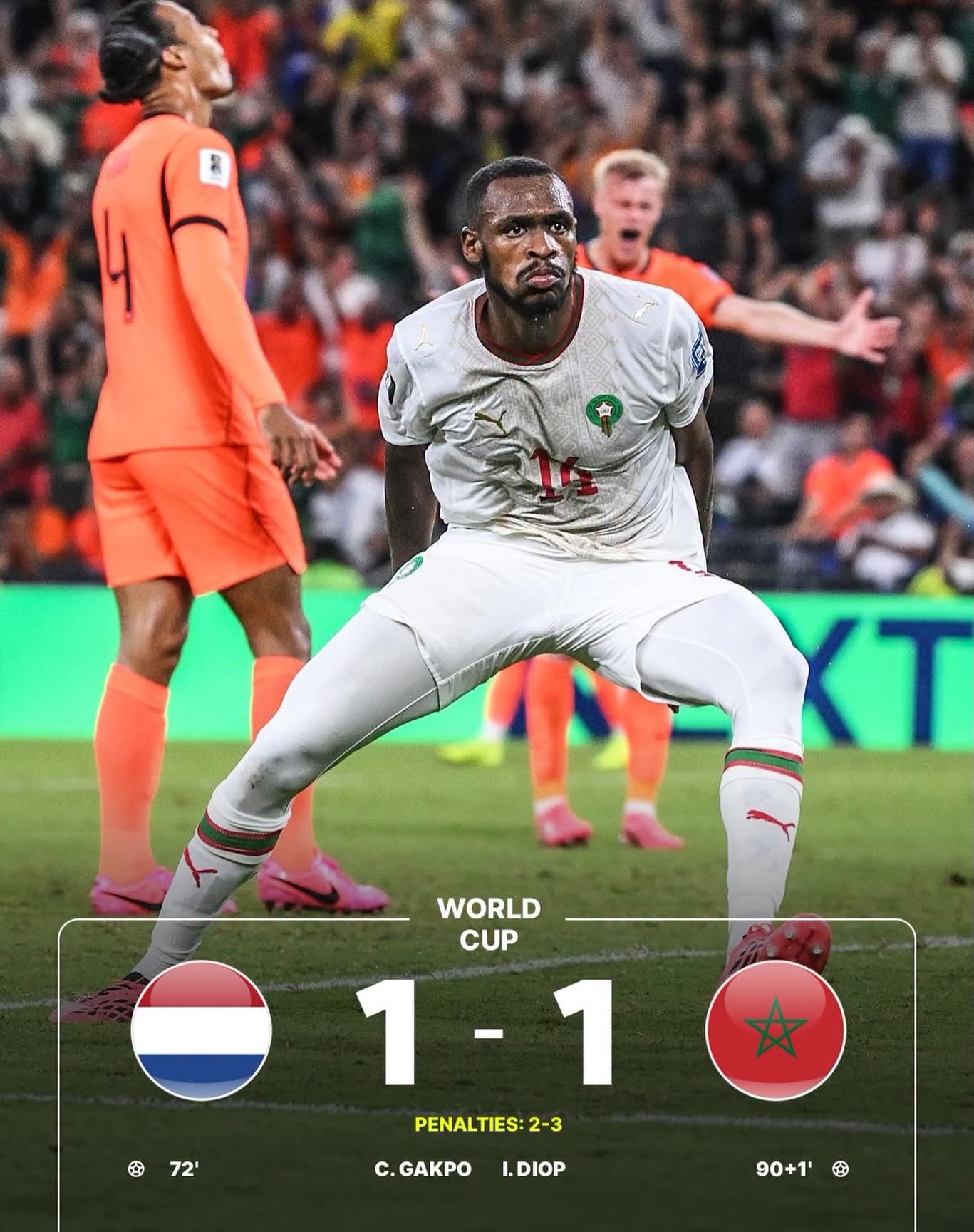 Coupe du monde 2026 : Le Maroc élimine les Pays-Bas et valide son billet pour les huitièmes de finale